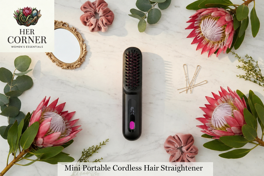 Her Corner™ Smooth Mini Brush (Cordless Straightener)